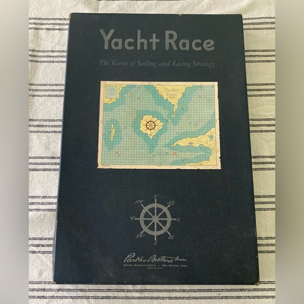Vintage 1961 Yacht Race Game by Parker Brothers Game is